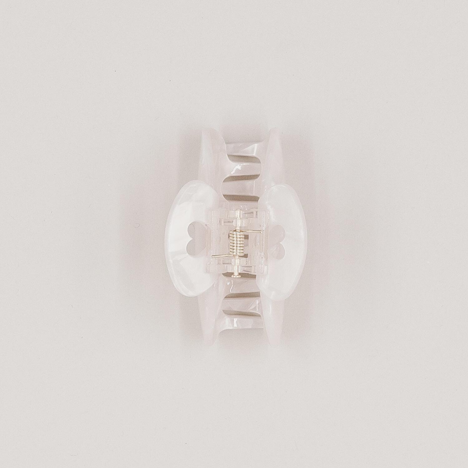 Große Haarspange "Herz" (Pearl) Eulenschnitt