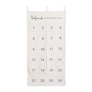 Adventskalender "Vorfreude" - 120x60 cm (Creme)