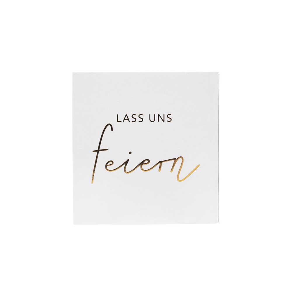 Streichhölzer "Lass uns feiern" - 10,7x10,5x2 cm (Bunt)