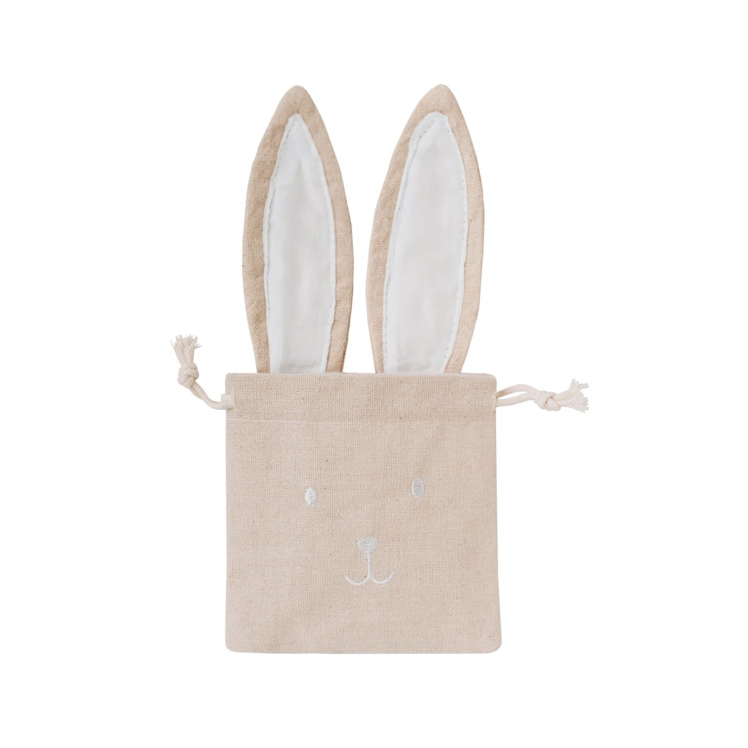 Geschenkbeutel "Hase" im 2er-Set Häschen - 35x17 cm (Natur)