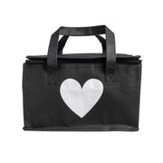Kühltasche "Herz" - 30x18x22 cm (Schwarz)