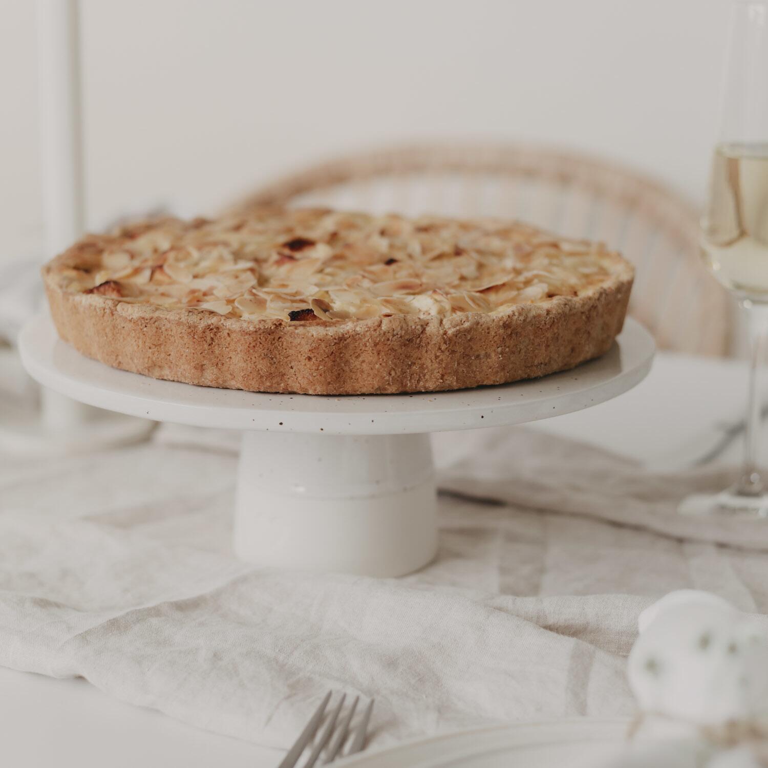 Tarteform "Herz" - 26,5x26,5x3,5 cm (Transparent/Weiß)