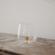 Trinkglas "Sternfigur" - 420 ml (Gelb)