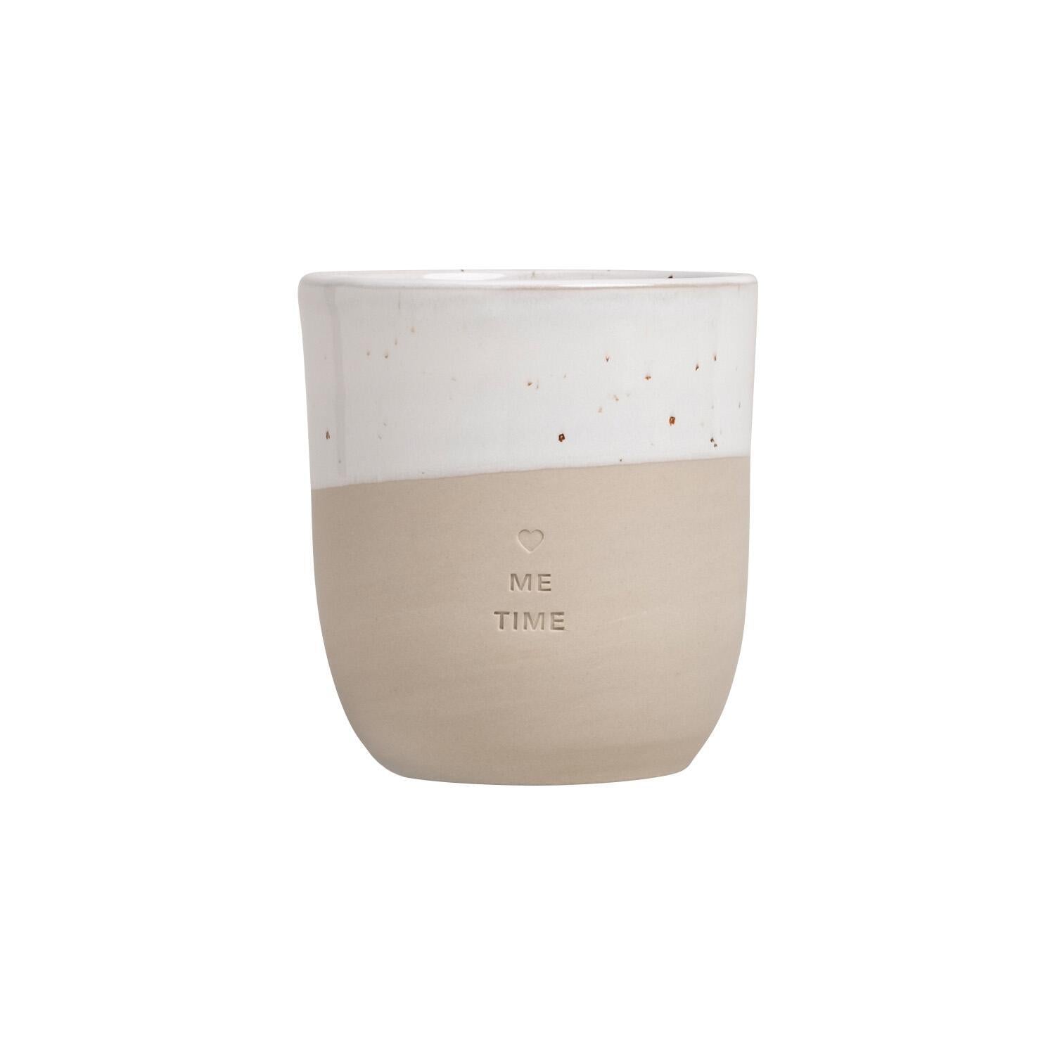 Becher "Me Time" - 320 ml (Natur)