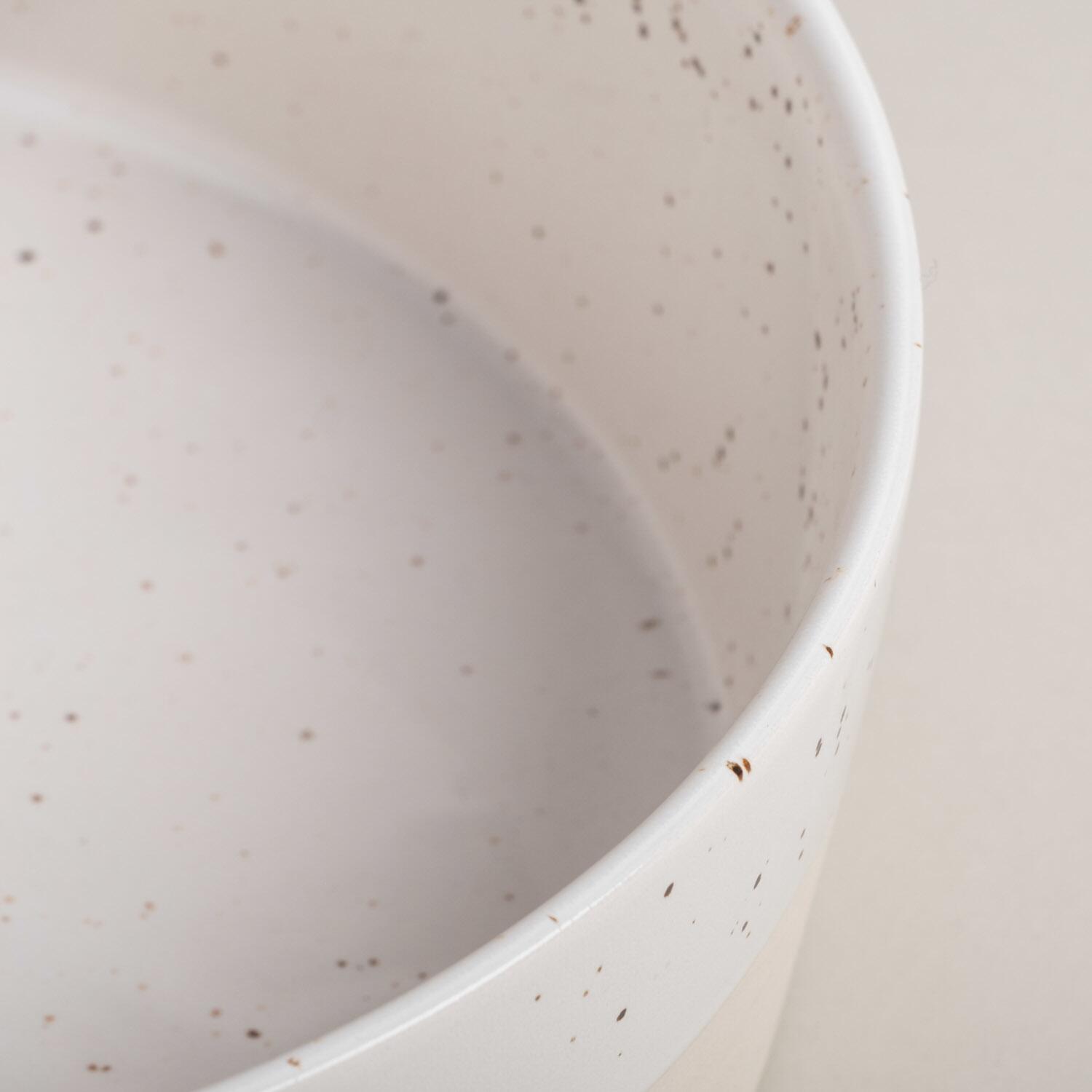 Schale "Herz" - 27x8 cm (Creme)