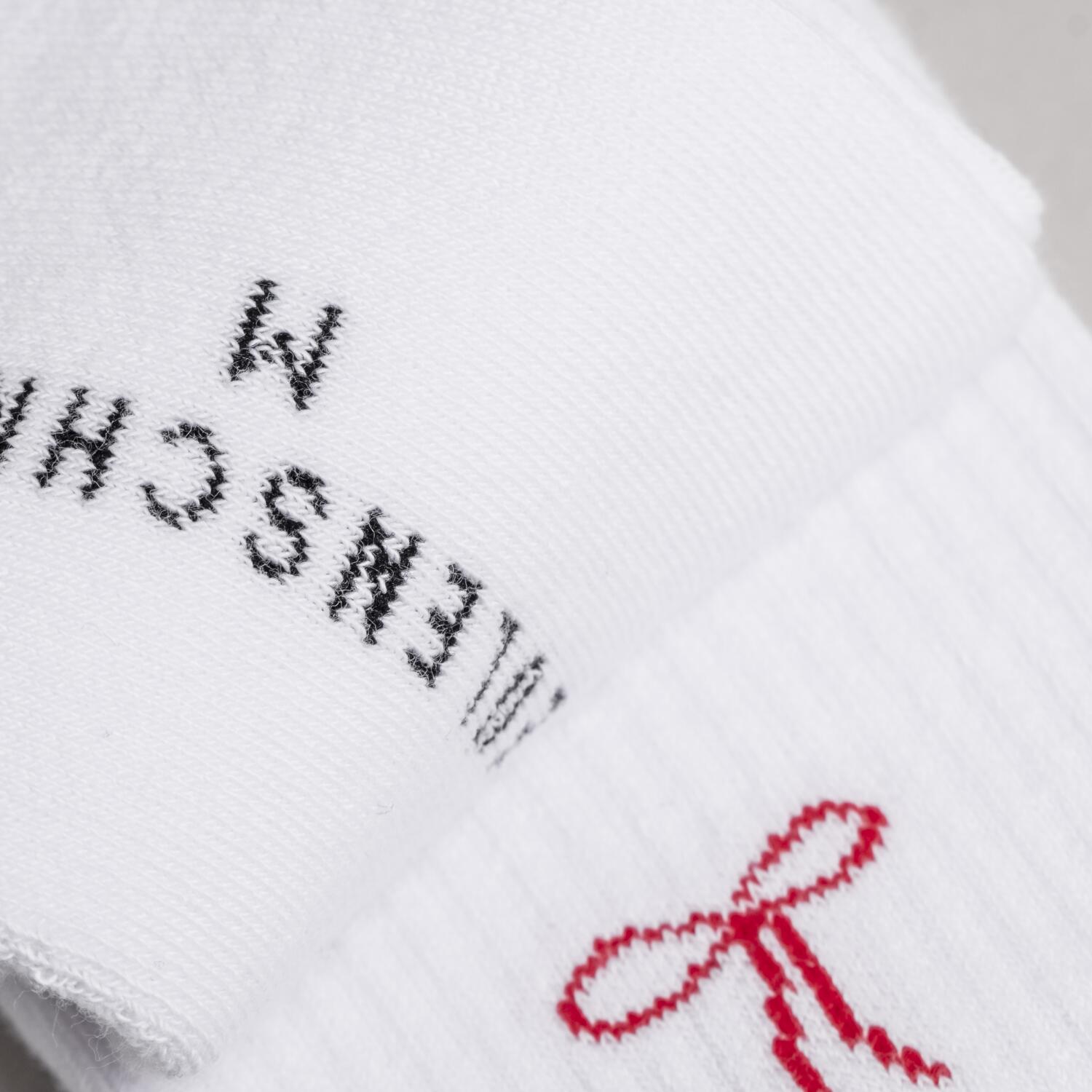 Socken "Schleife" (Weiß)