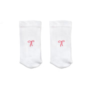 Socken "Schleife" (Weiß)