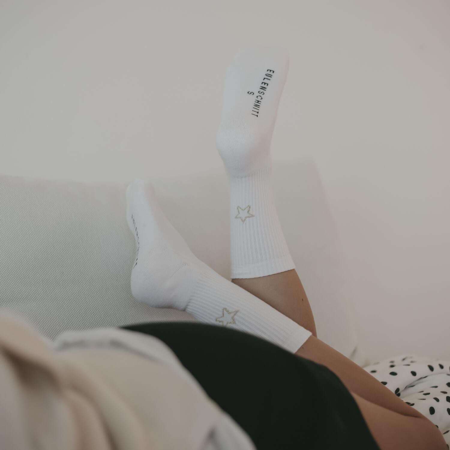 Socken "Stern" (Weiß)