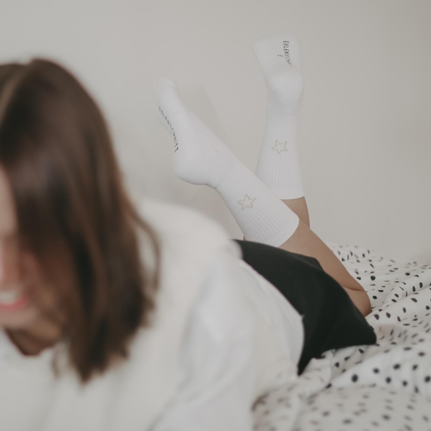 Socken "Stern" (Weiß)
