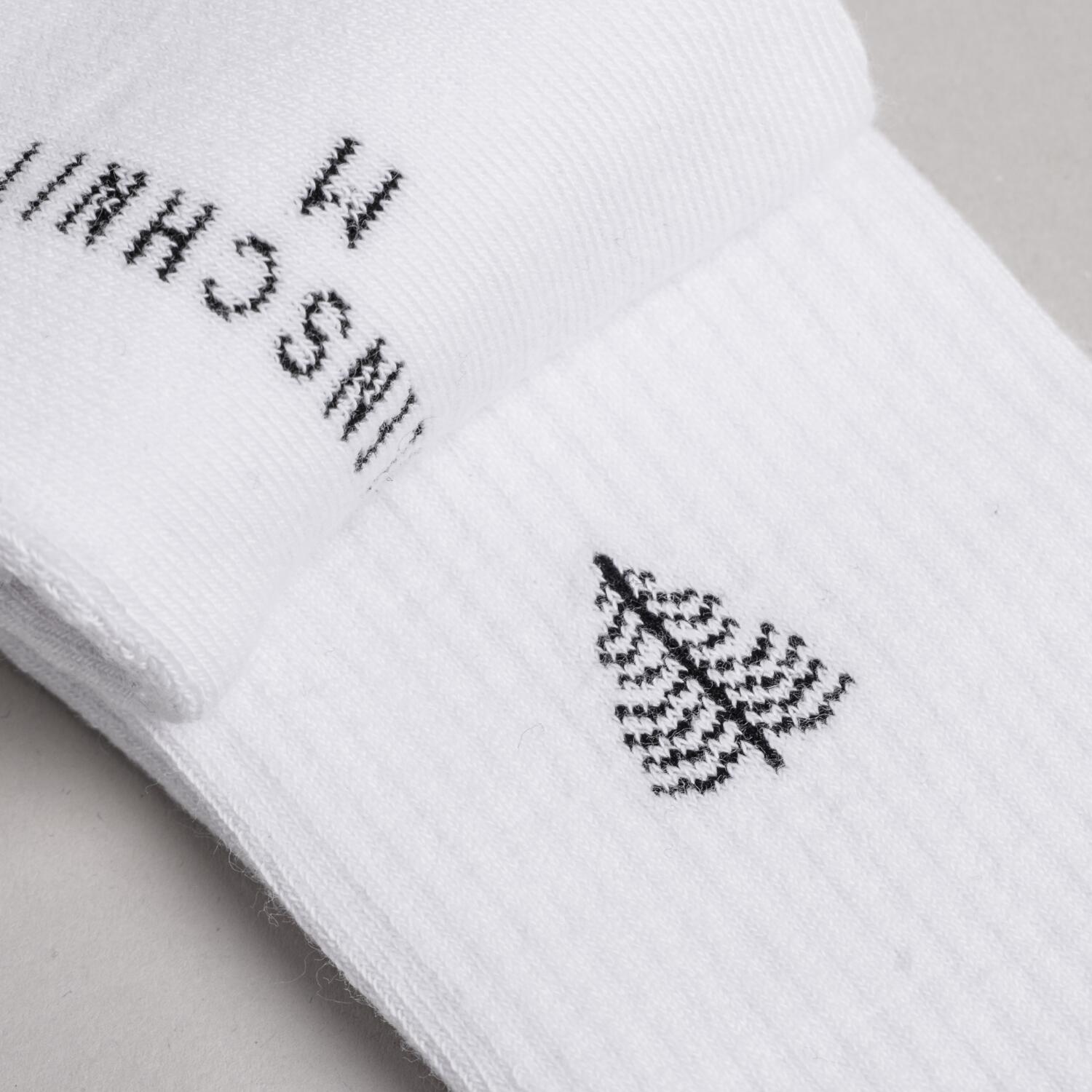 Socken "Tanne" (Weiß)