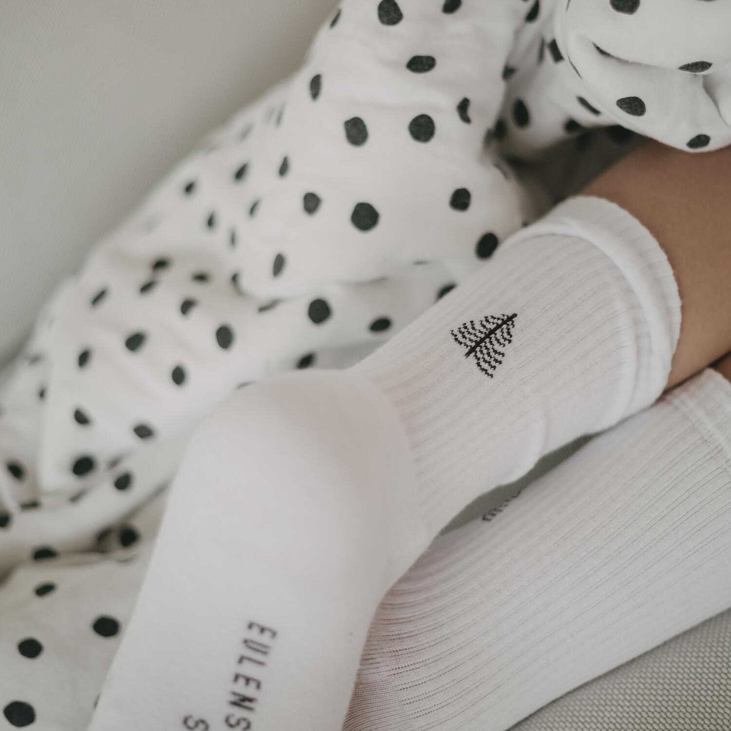 Socken "Tanne" (Weiß)