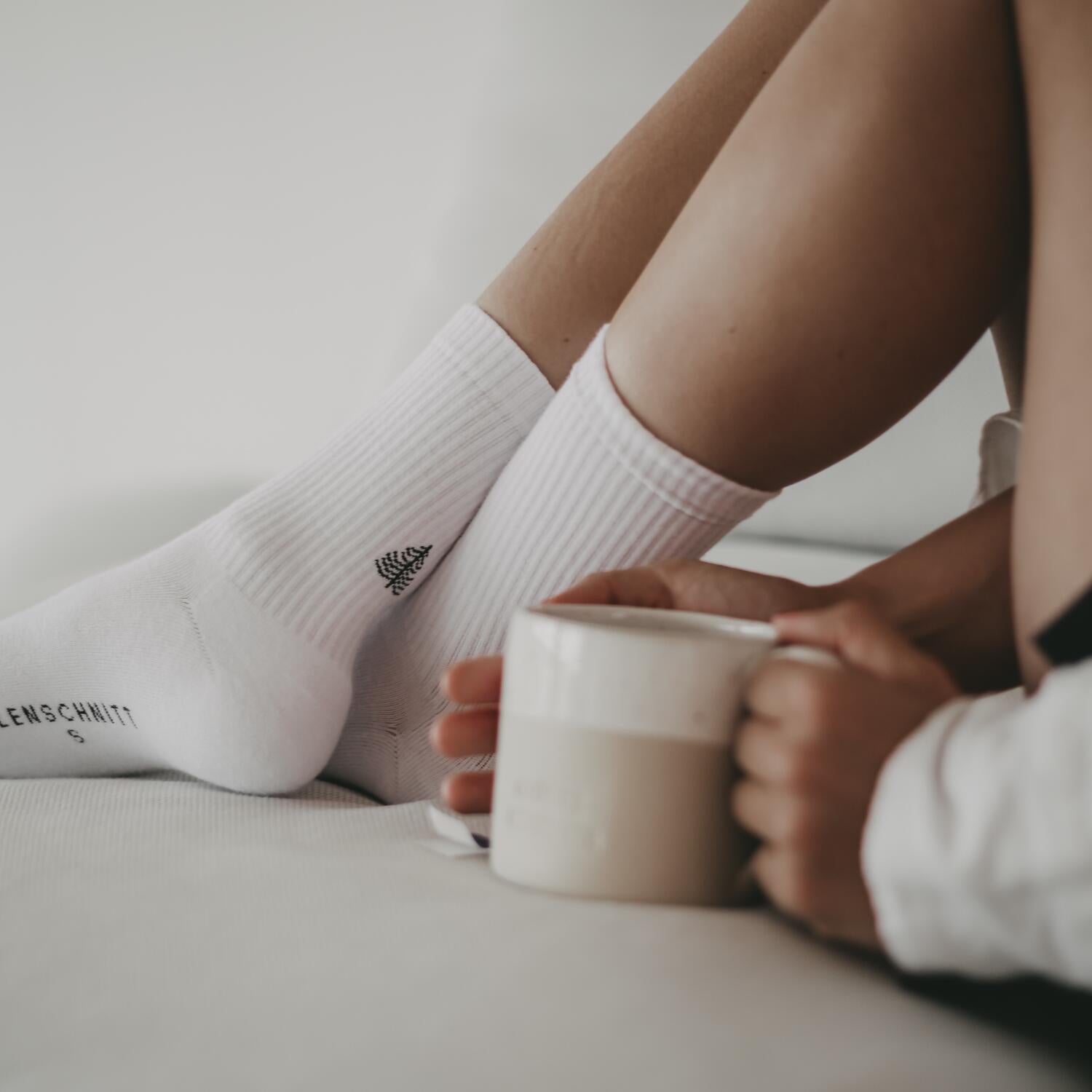 Socken "Tanne" (Weiß)