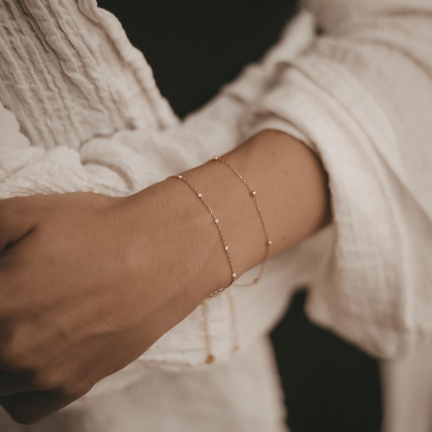 Armband "Lini" (Gold) Eulenschnitt