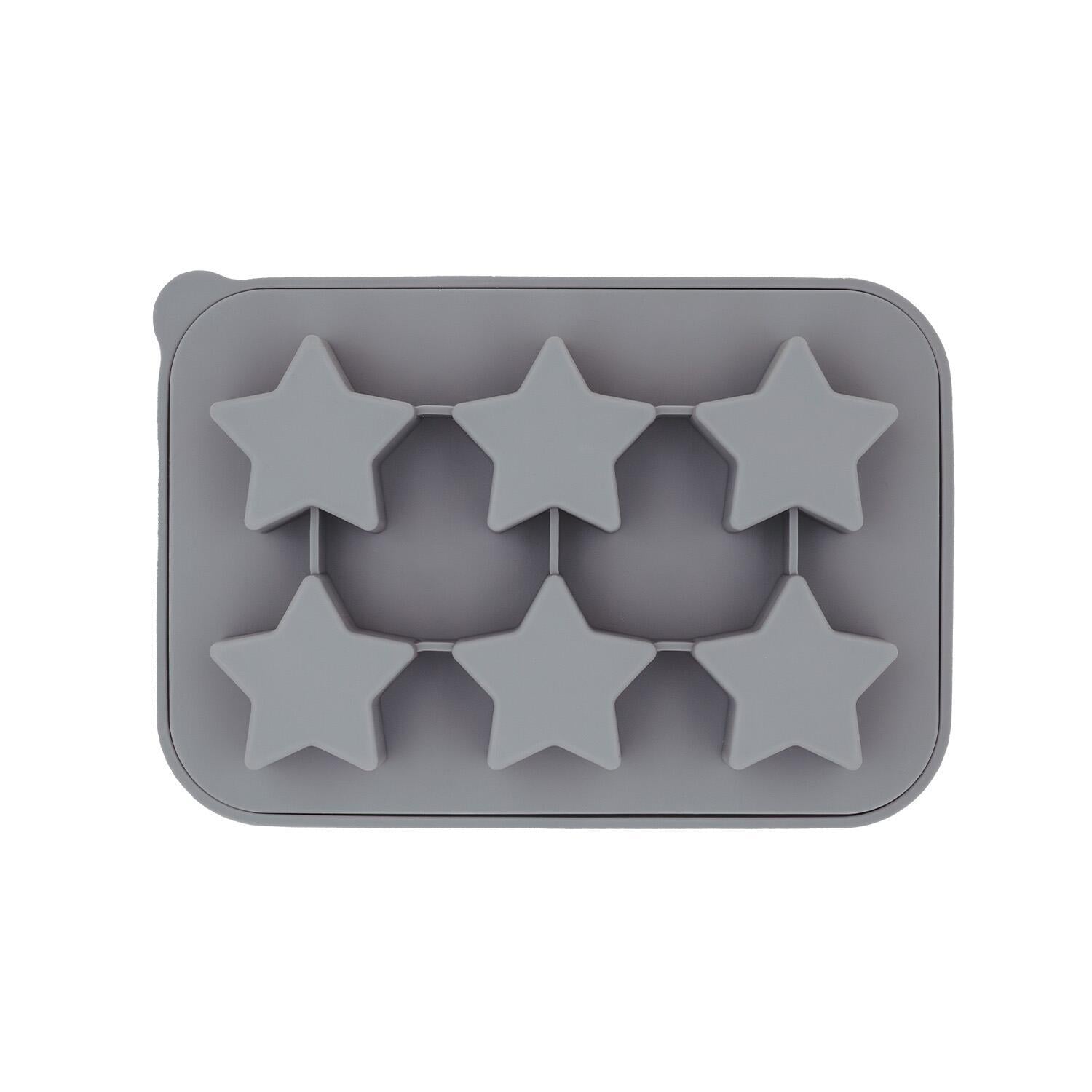 Eiswürfelform "Sterne"- 16,7x11,6x4,6 cm (Grau)