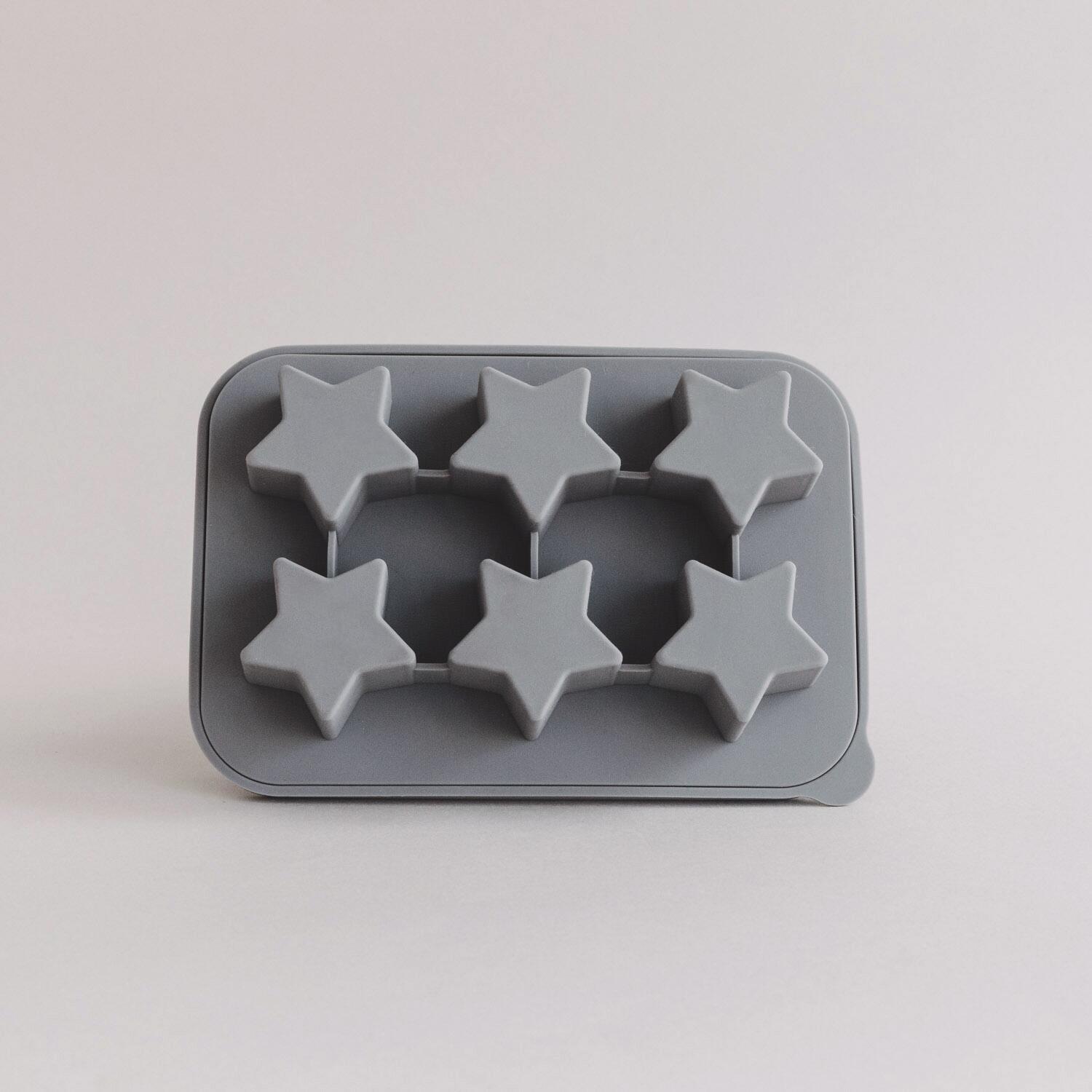 Eiswürfelform "Sterne"- 16,7x11,6x4,6 cm (Grau)