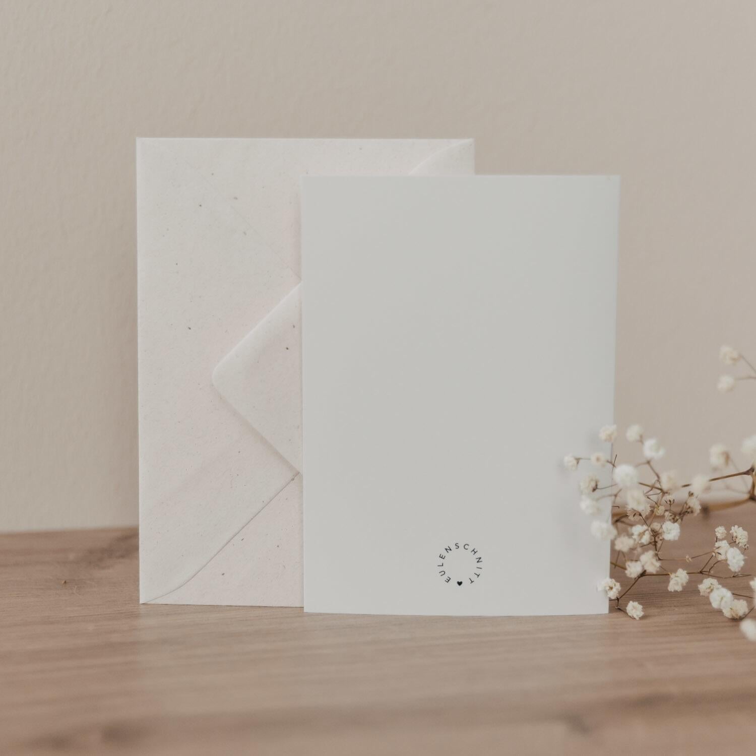 Klappkarte "Luftballons" - 10,5x14,8 cm (Weiß/Bunt)