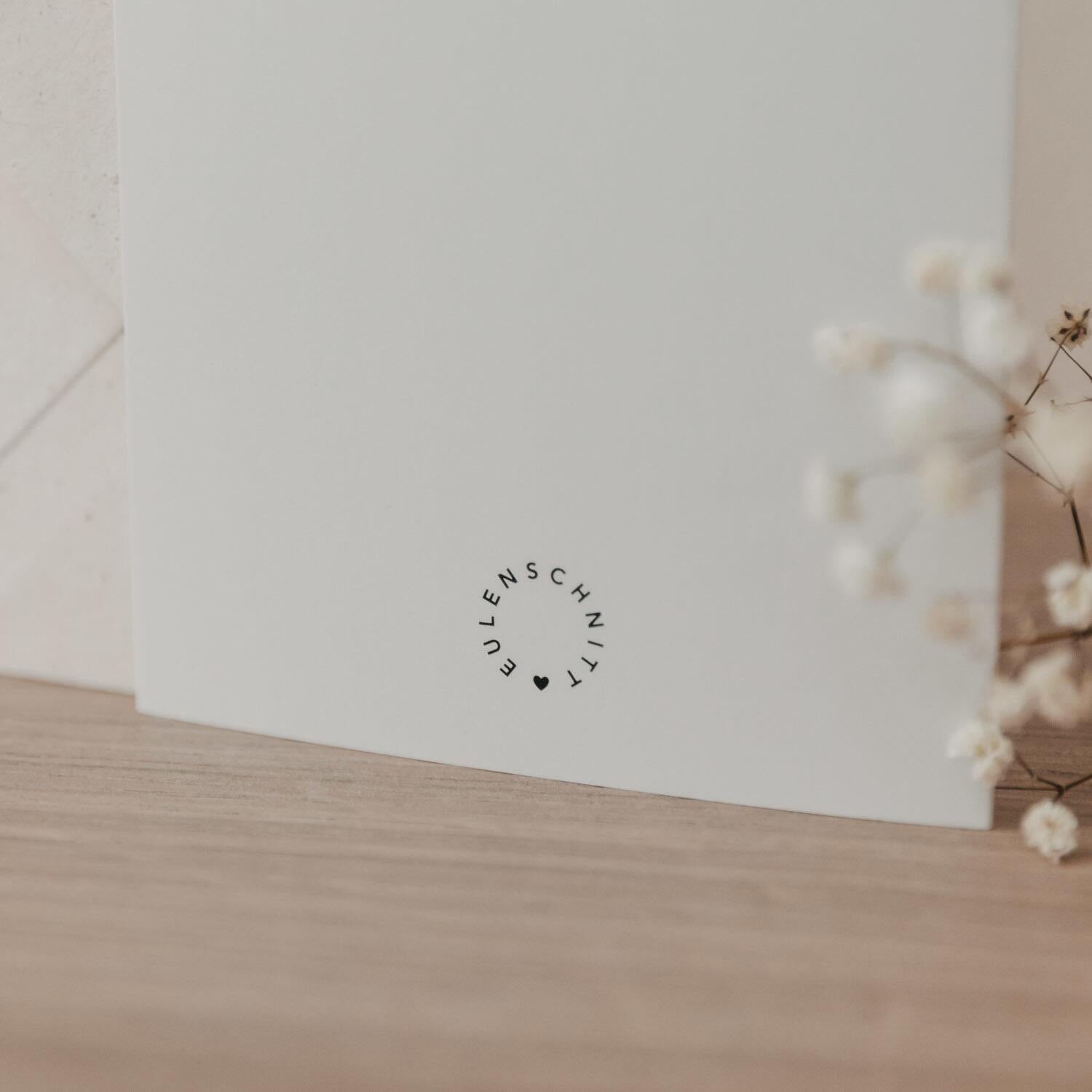 Klappkarte "Hochzeitsauto" - 10,5x14,8 cm (Weiß)