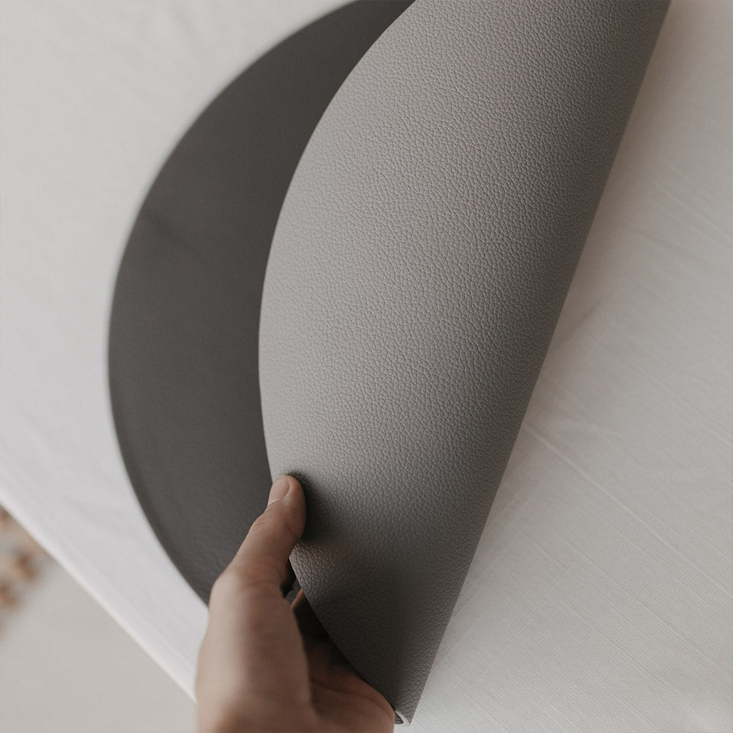 Wendbares Platzset "Wie schön" (Grau)