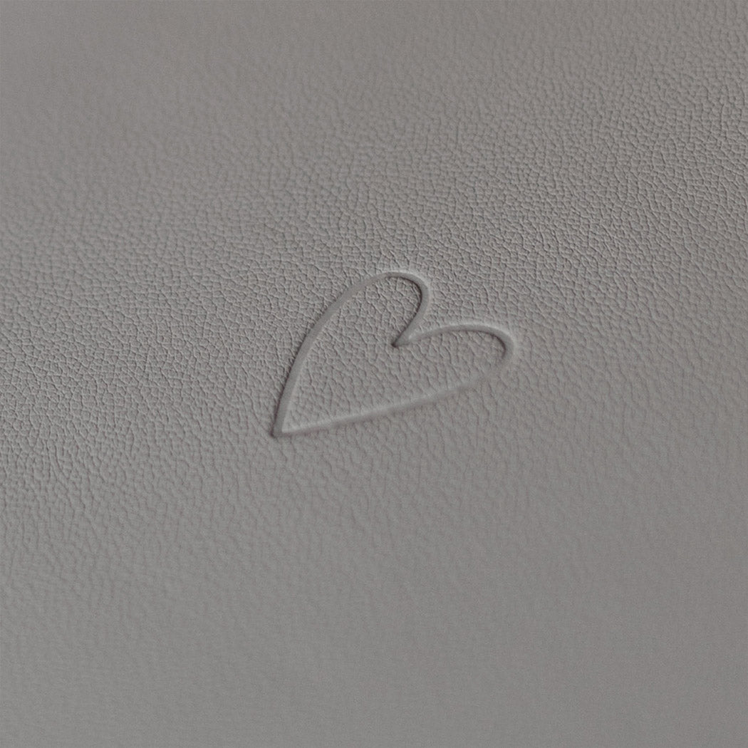 Wendbares Platzset "Wie schön" (Grau)