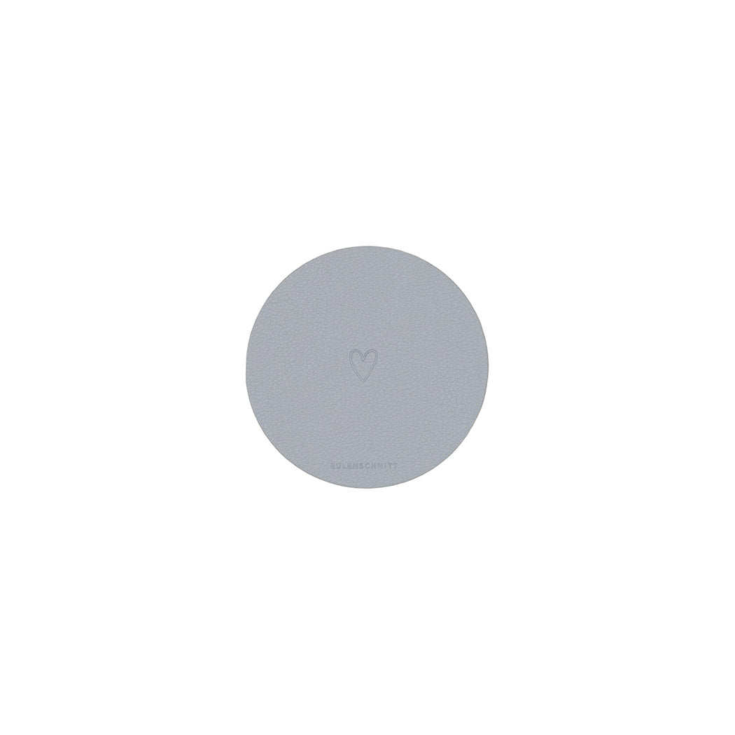 Wendbare Untersetzer "Herz" im 2er-Set (Grau)