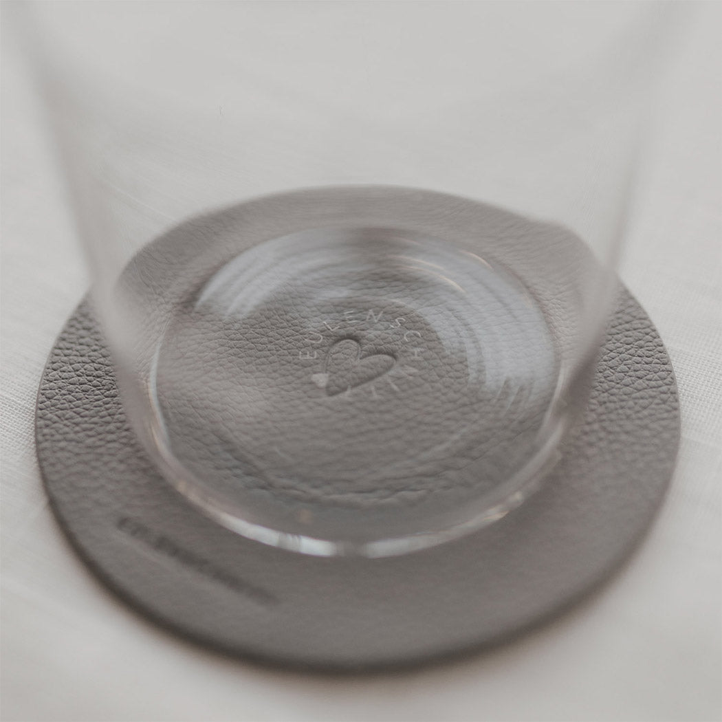 Wendbare Untersetzer "Herz" im 2er-Set (Grau)