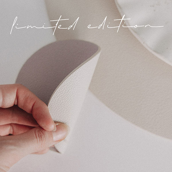 Limitierte wendbare Untersetzer im 2er-Set "Herz" (Flieder)