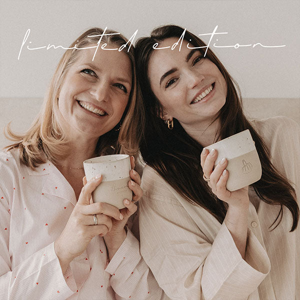 Limitierter Becher "Herzensmensch" - 320 ml (Natur)