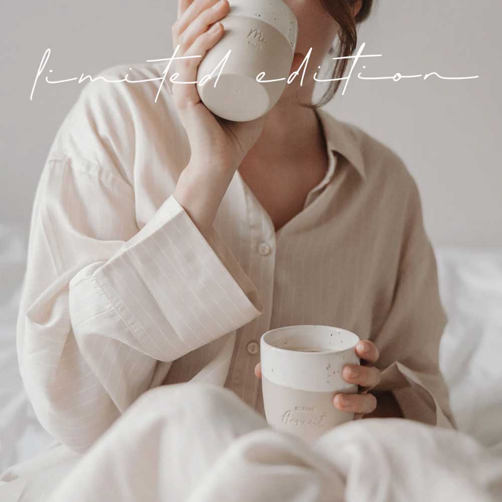 Limitierter Becher "Kleine Auszeit" - 320 ml (Natur)
