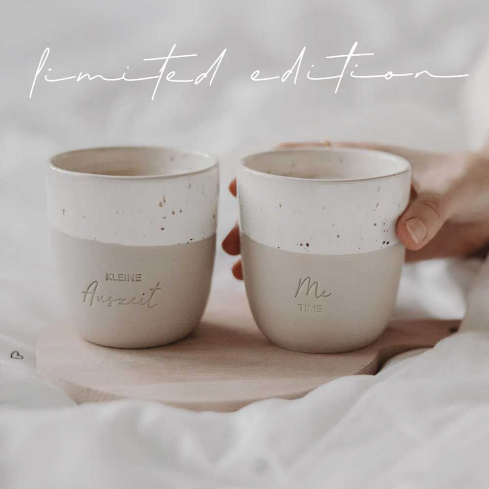 Limitierter Becher "Me Time" - 320 ml (Natur)