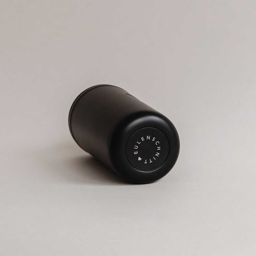 To Go Becher "Herz" (Schwarz)