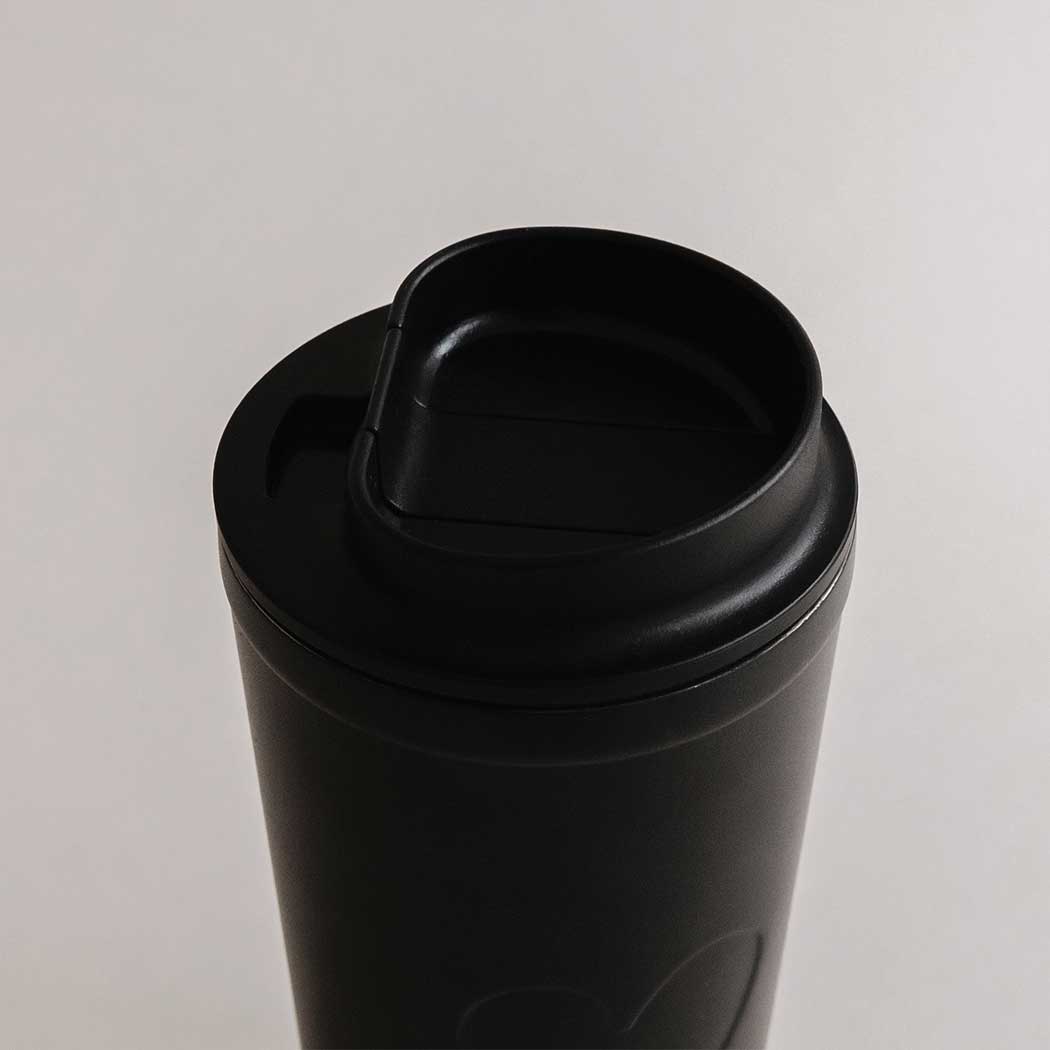 To Go Becher "Herz" (Schwarz)