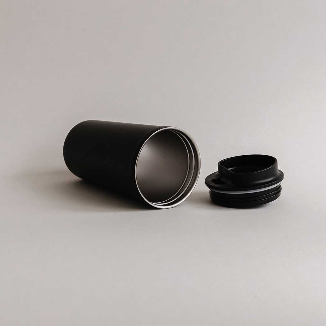 To Go Becher "Herz" (Schwarz)