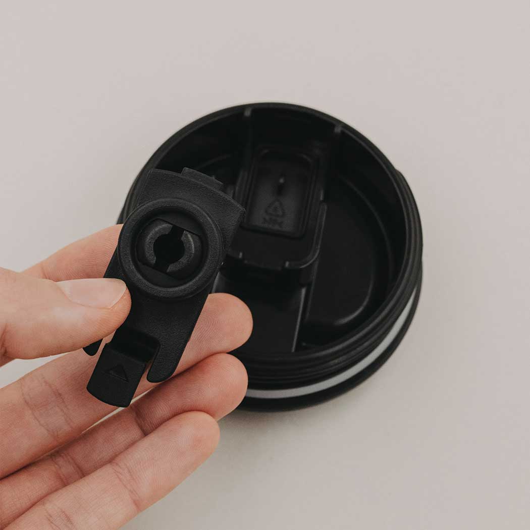 To Go Becher "Herz" (Schwarz)