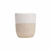 Becher "Erstmal Kaffee" - 320 ml (Natur) Eulenschnitt