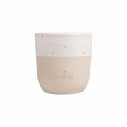 Becher "Glücklich" - 320 ml (Natur) Eulenschnitt