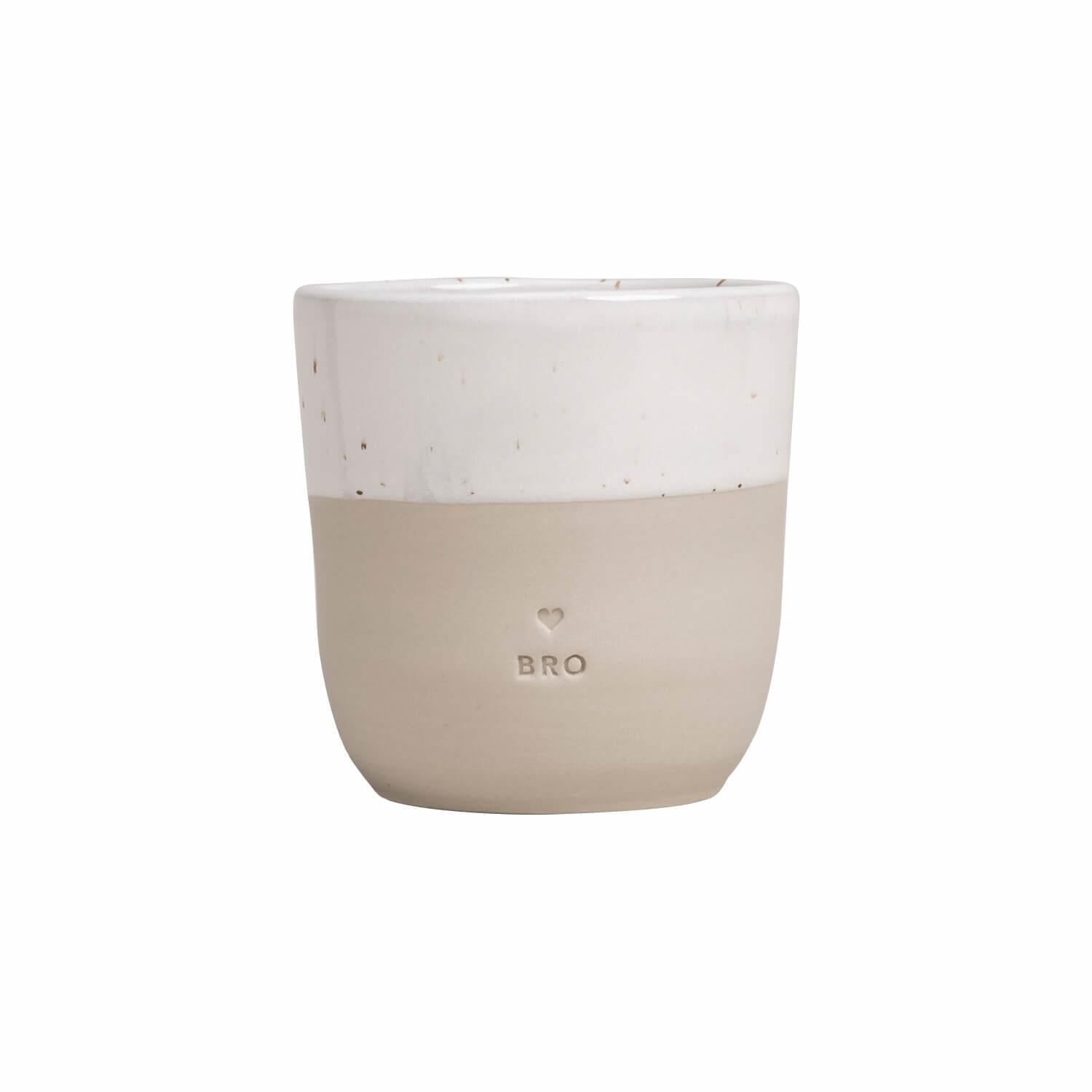 Becher "Bro" - 320 ml (Natur) Eulenschnitt