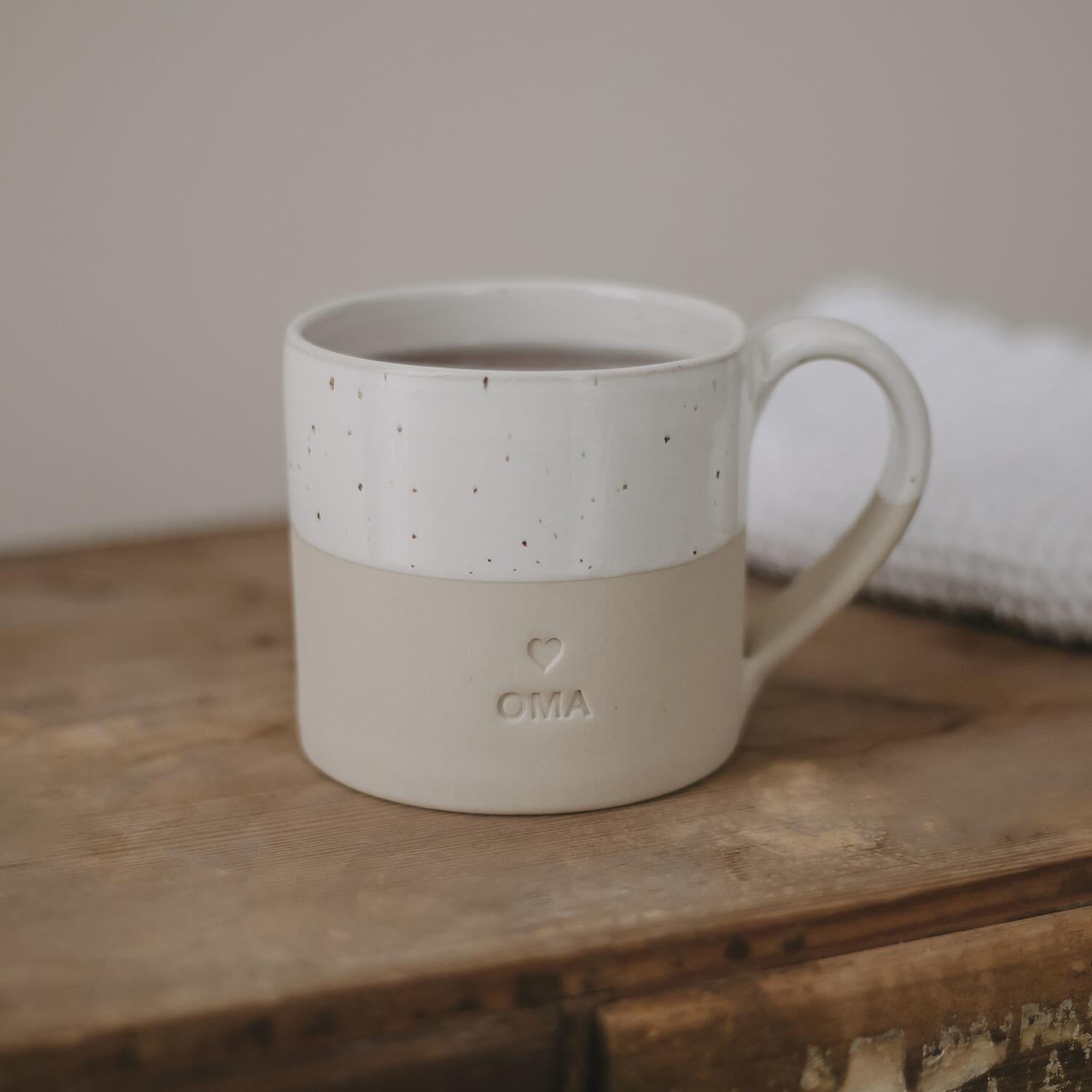 Große Tasse "Oma" - 450 ml (Natur)