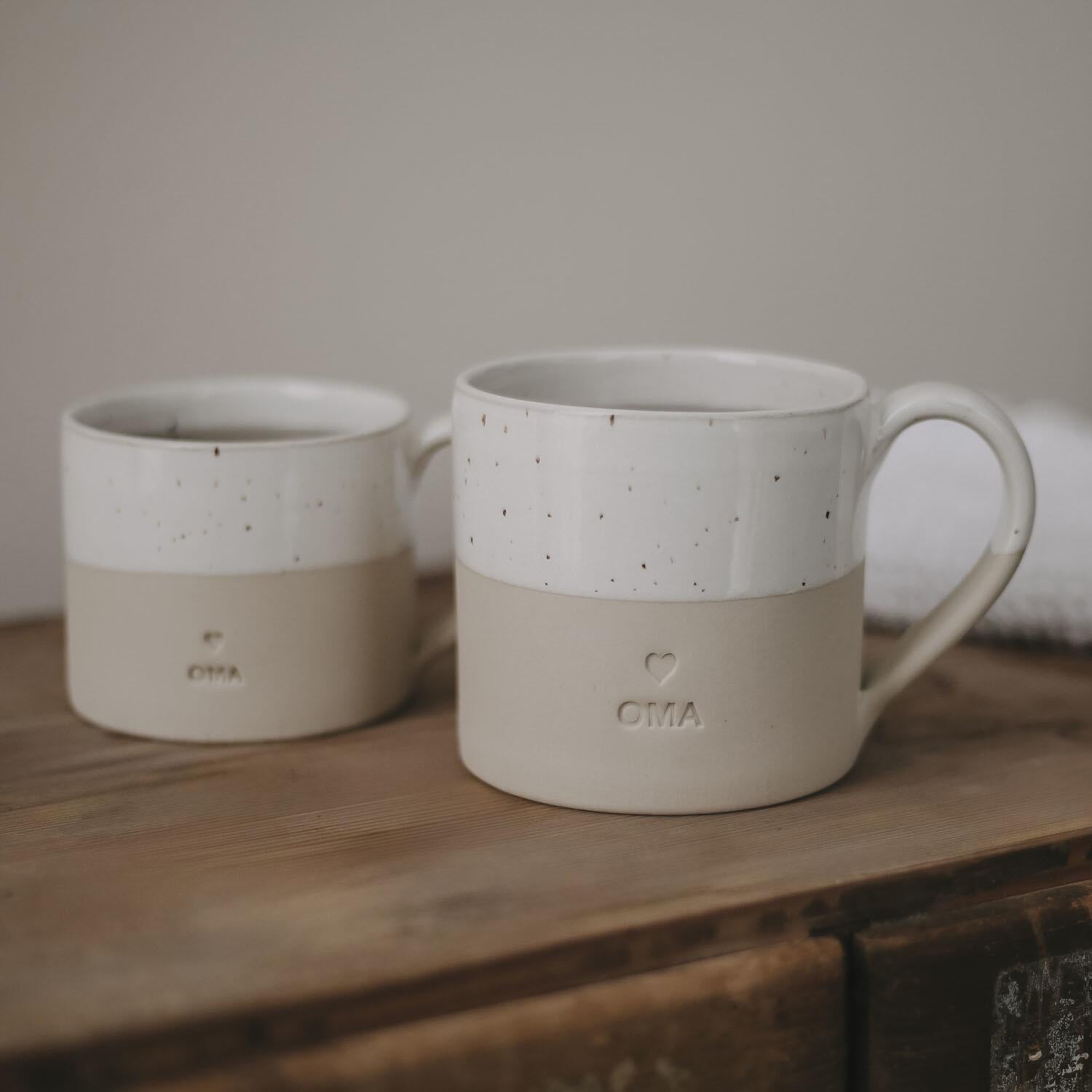 Große Tasse "Oma" - 450 ml (Natur)