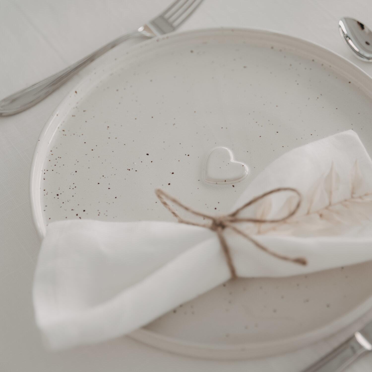 Speiseteller "Calma Herz"