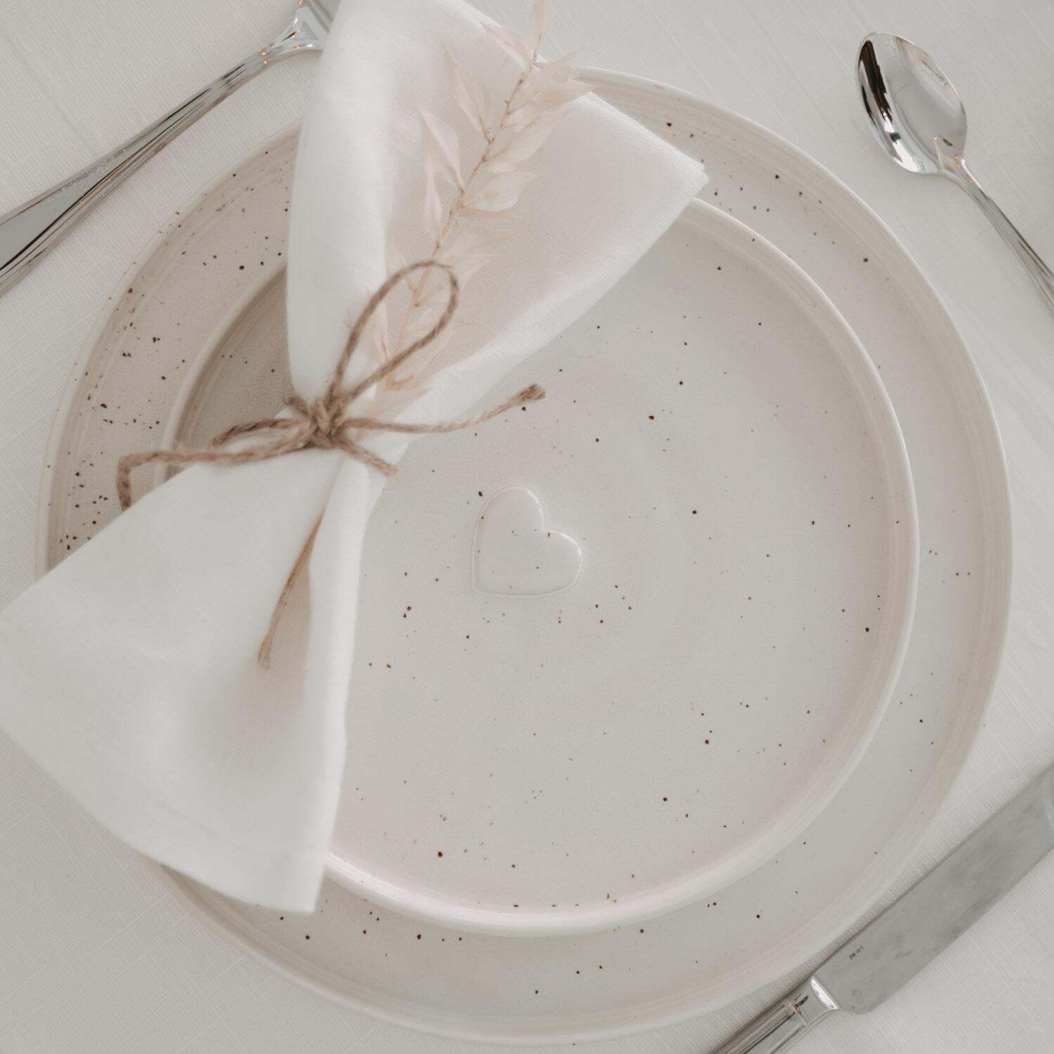 Speiseteller "Calma Herz"