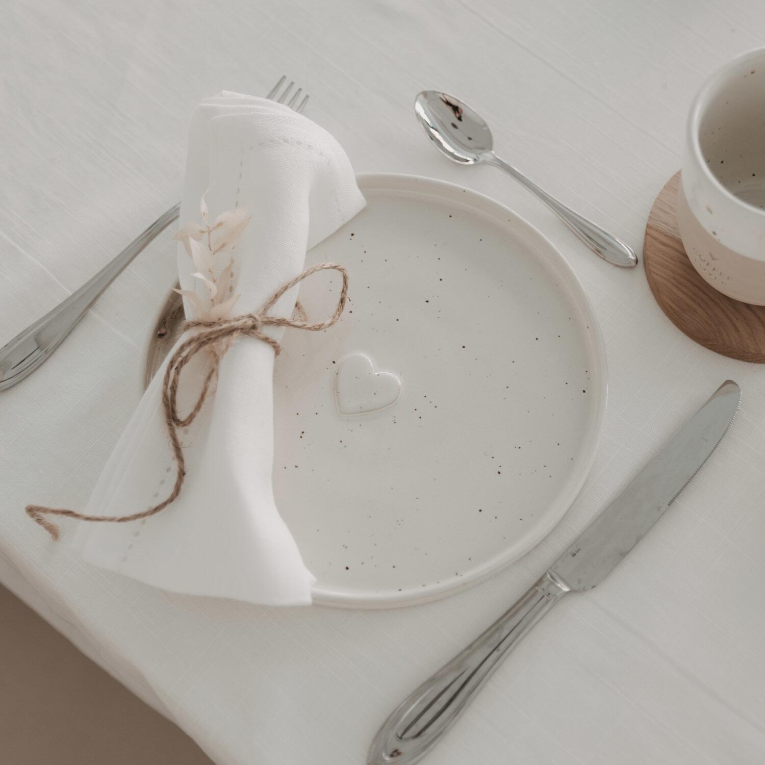 Frühstücksteller "Calma Herz"