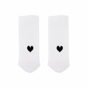 Socken "Herz" - 39-42 (Weiß) Eulenschnitt
