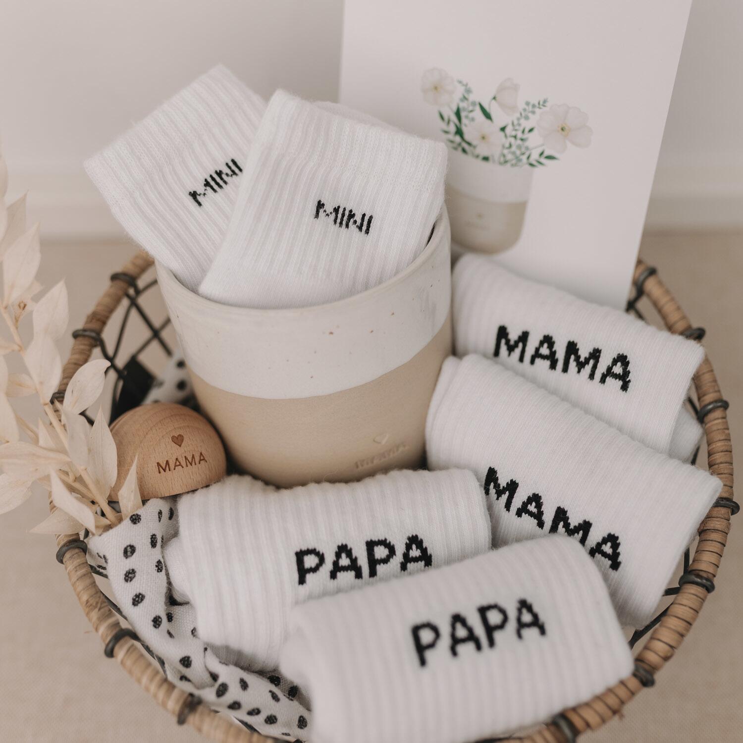 Babysocken "Mini" - 3 Monate (Weiß)