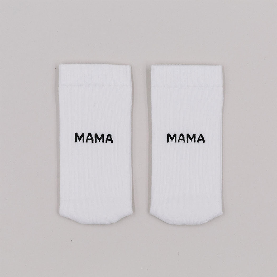 Socken "Mama" - 35-38 (Weiß)