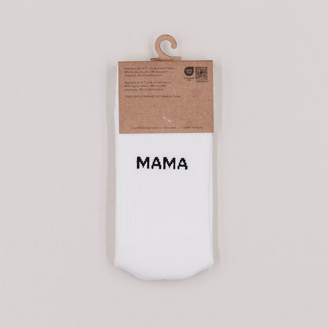 Socken "Mama" - 35-38 (Weiß)