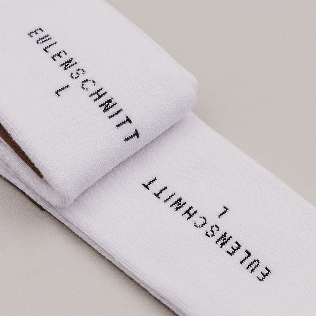 Socken "Papa" - 39-42 (Weiß)