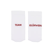 Socken "Team Glühwein" (Weiß)