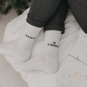 Socken "Santa" - S (Weiß)