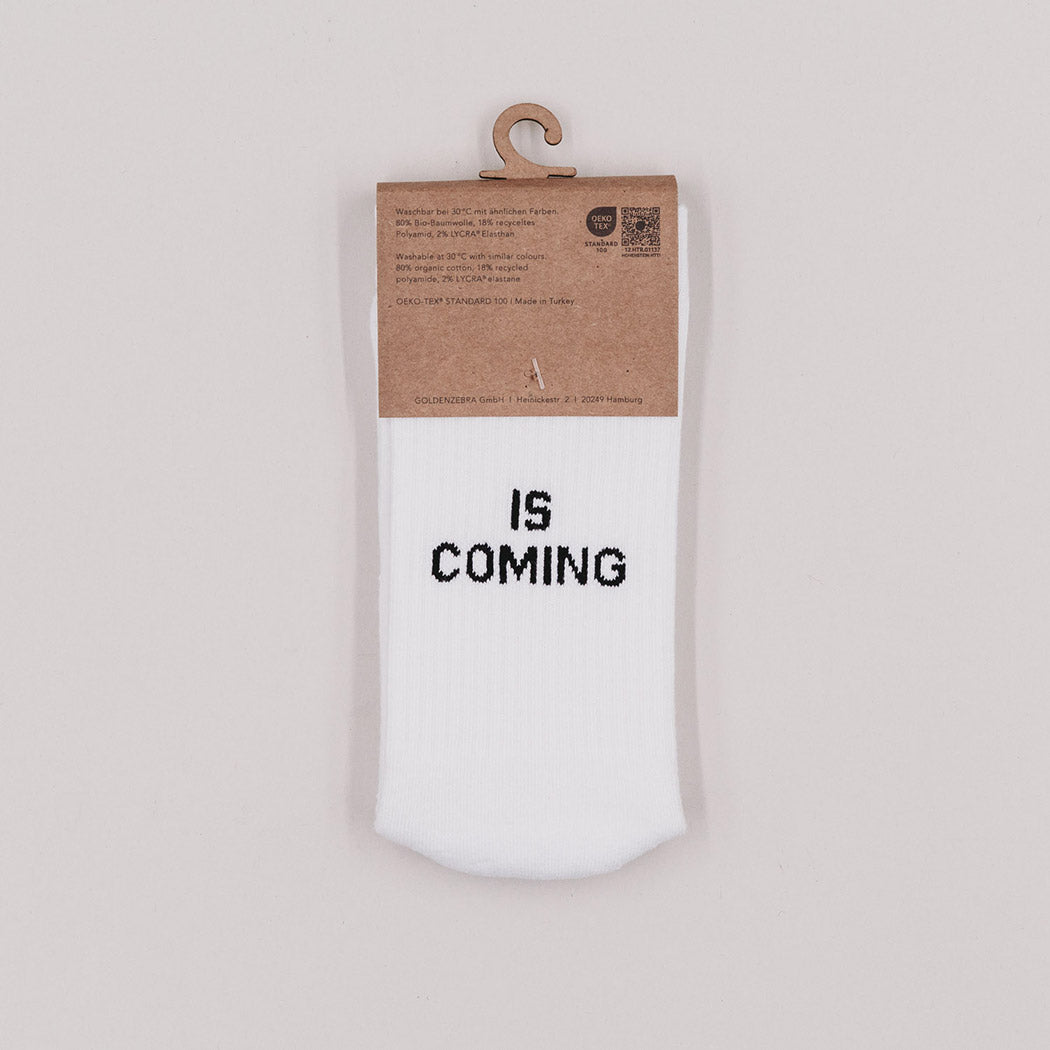 Socken "Santa" - S (Weiß)