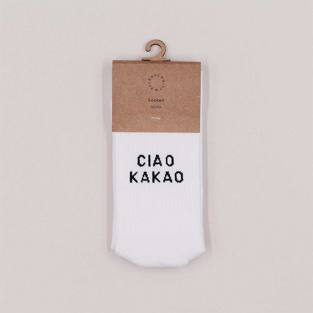 Socken "Mit Schuss" (Weiß)